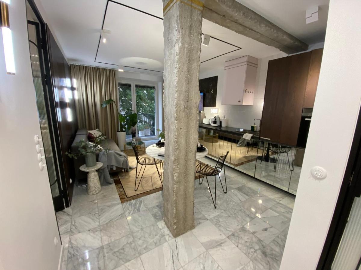 Design+Luxus Apartment Im Zentrum! +Netflix Warsaw Exterior photo